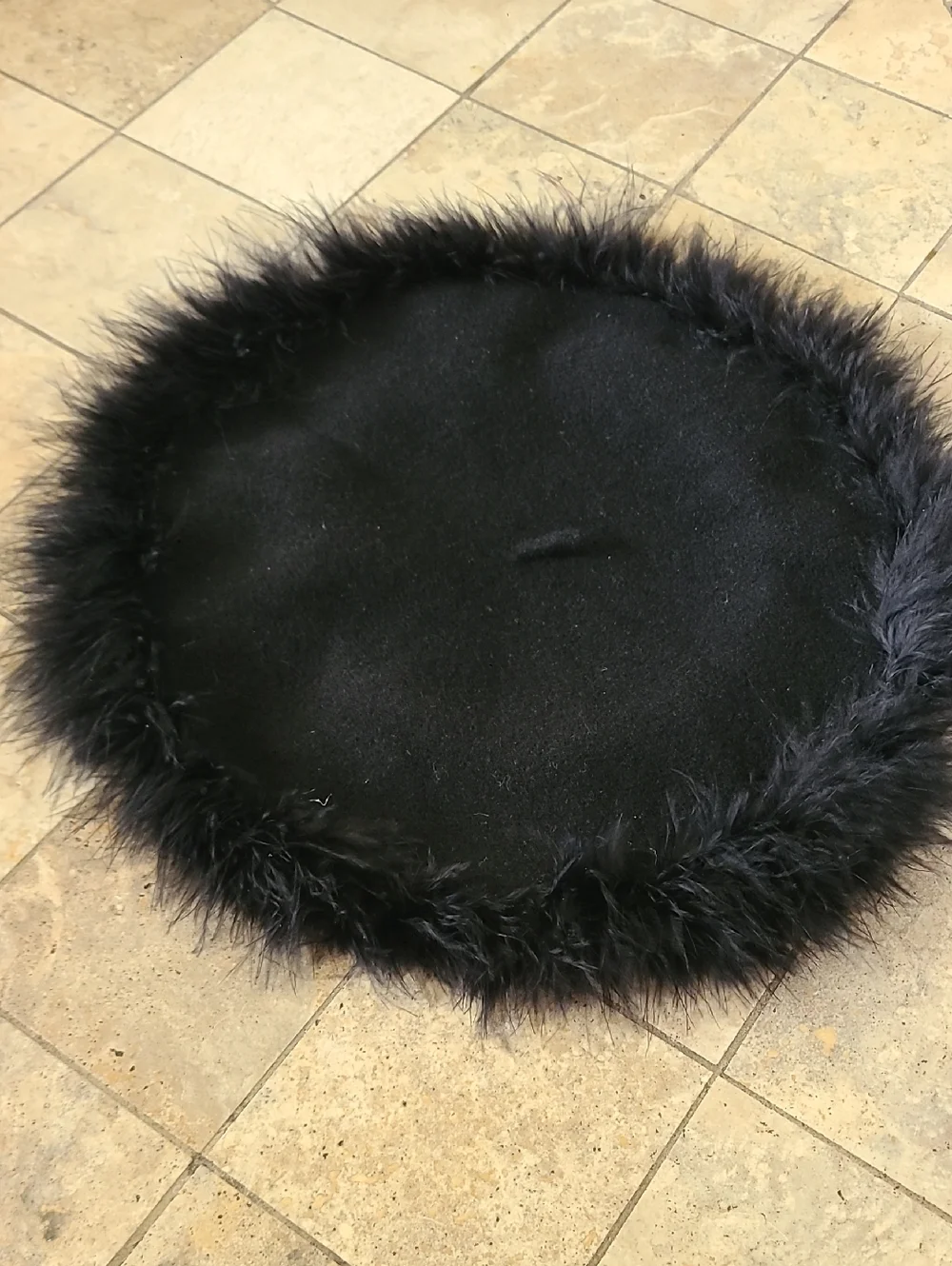 Preston & York Black Wool Hat with Branded Label